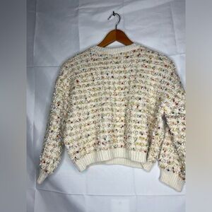 Confetti Knit crop  Sweater